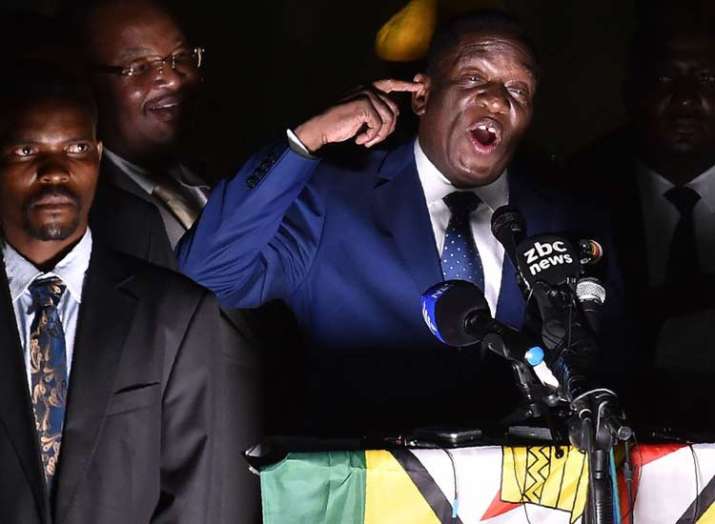 Emmerson Mnangagwa takes oath as Zimbabwe President Emmerson Mnangagwa takes oath as Zimbabwe President- India TV