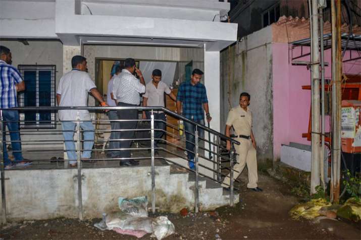 Palghar: Maharashtra Anti-Terrorism Squad (ATS) raids the house of a Sanatan Sanstha member | PTI Palghar: Maharashtra Anti-Terrorism Squad (ATS) raids the house of a Sanatan Sanstha member | PTI- India TV