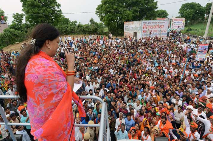 vasundhara raje gaurav yatra vasundhara raje gaurav yatra- India TV
