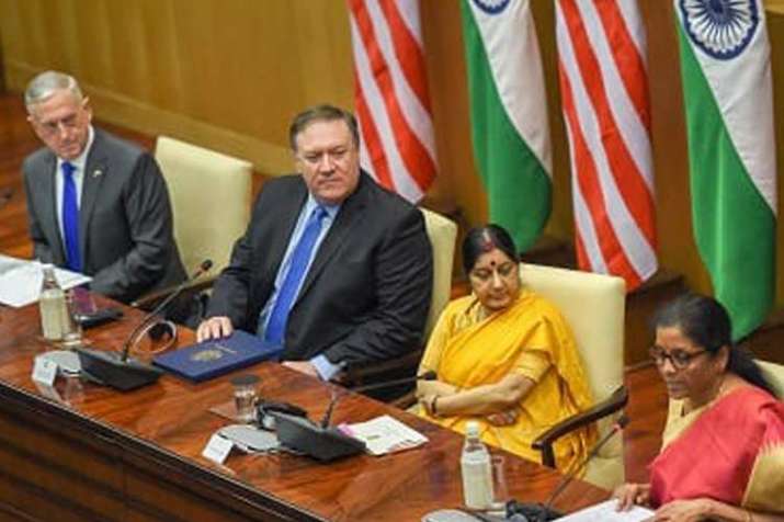 Indo-US 2 + 2 talks Indo-US 2 + 2 talks- India TV