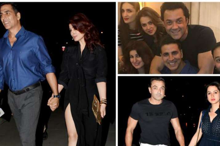 Akshay Kumar's birthday bash Akshay Kumar's birthday bash- India TV