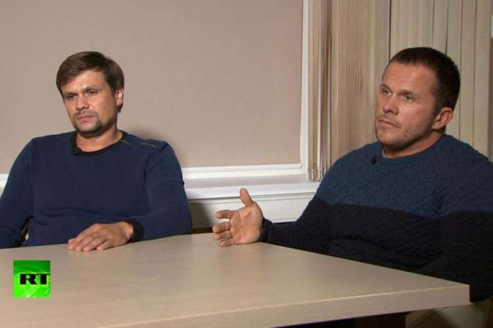 Skripal suspects say were in UK as tourists | AP Skripal suspects say were in UK as tourists | AP- India TV