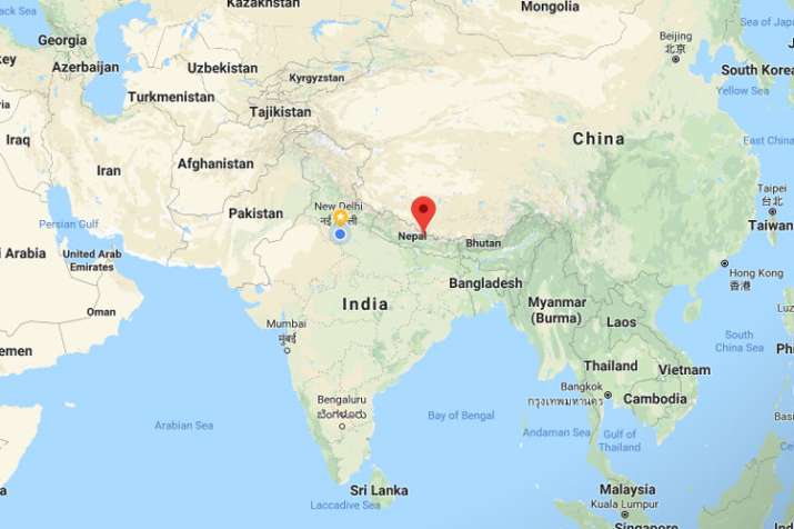 Chopper crashes in Nepal with seven people aboard, wreckage spotted in jungle | Google Maps Chopper crashes in Nepal with seven people aboard, wreckage spotted in jungle | Google Maps- India TV