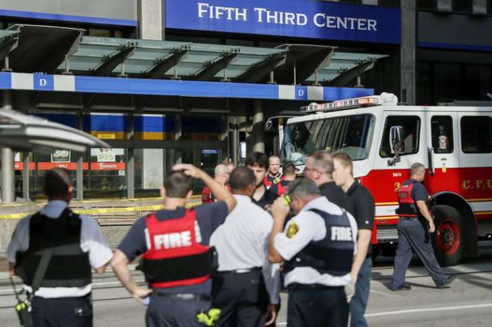 shooting at the Fifth Third Center in Cincinnati's... shooting at the Fifth Third Center in Cincinnati's...- India TV