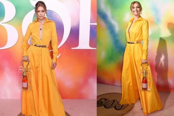 Gigi Hadid rocks the stupidest handbag Gigi Hadid rocks the stupidest handbag- India TV