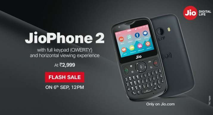 JioPhone 2 third flash sale today JioPhone 2 third flash sale today- India TV Paisa