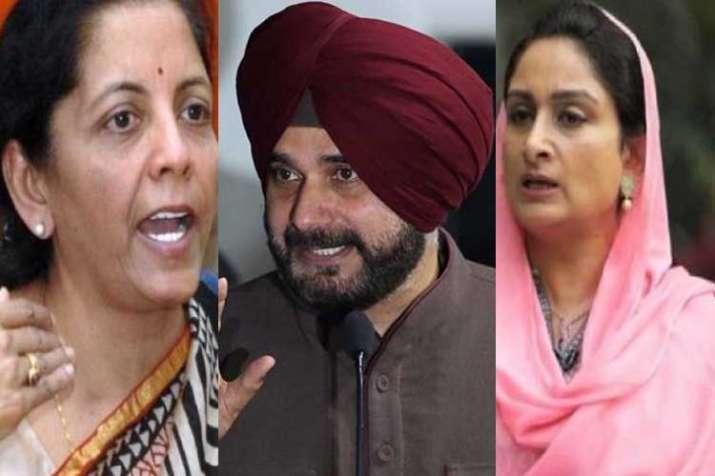 Harsimrat kaur Niramala Sitharaman attack on navjot siddhu kartarpur border issue Harsimrat kaur Niramala Sitharaman attack on navjot siddhu kartarpur border issue- India TV