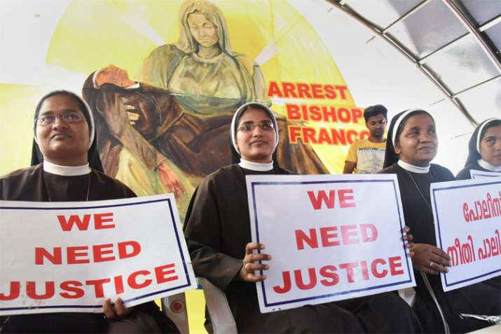 Kerala nun rape case: 'Will not rest' till bishop Franco Mulakkal is arrested, say protesting nuns Kerala nun rape case: 'Will not rest' till bishop Franco Mulakkal is arrested, say protesting nuns- India TV