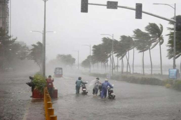 Super Typhoon 'Mangkhut' strikes northern Philippines, now heading towards China | AP File Super Typhoon 'Mangkhut' strikes northern Philippines, now heading towards China | AP File- India TV
