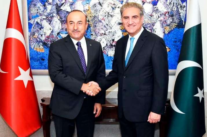 Turkey desires a peaceful solution to Kashmir issue, says Turkish FM Cavusoglu in Pakistan | AP Turkey desires a peaceful solution to Kashmir issue, says Turkish FM Cavusoglu in Pakistan | AP- India TV