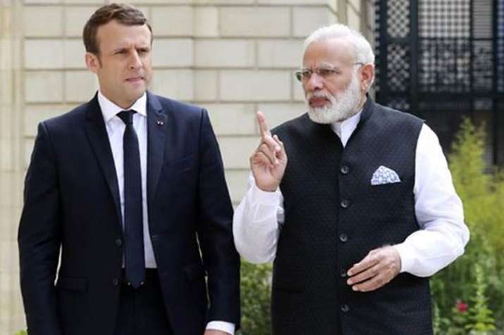 Indian Prime Minister Narendra Modi with French... Indian Prime Minister Narendra Modi with French...- India TV