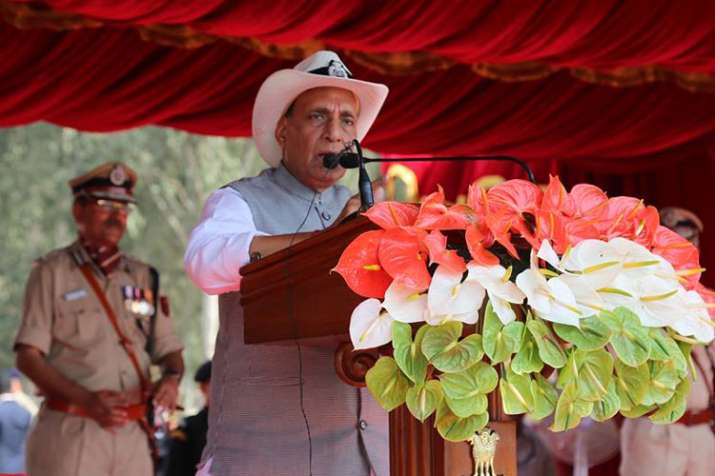 Rajnath Singh requests all political parties to participate in local bodies polls | Facebook Rajnath Singh requests all political parties to participate in local bodies polls | Facebook- India TV