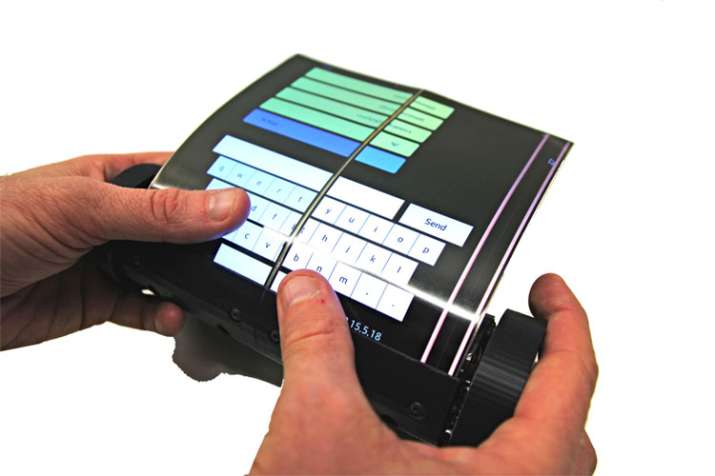Research scientists make a touch tablet that rolls and scrolls | hml.queensu.ca Research scientists make a touch tablet that rolls and scrolls | hml.queensu.ca- India TV