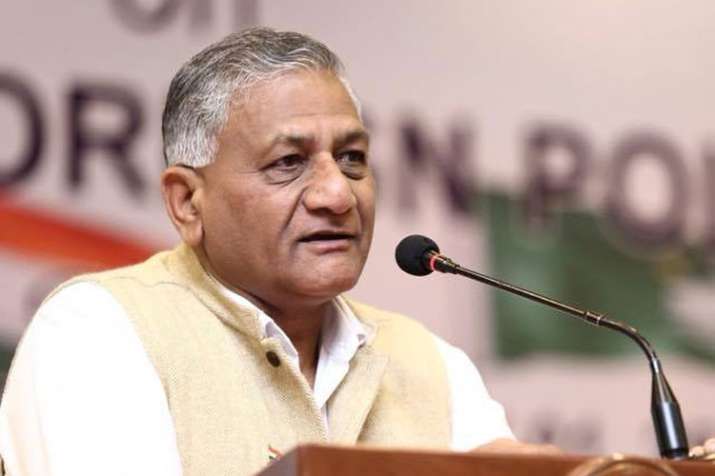 Imran Khan has been propped up by Pakistan Army, don't expect a change, says VK Singh | Facebook Imran Khan has been propped up by Pakistan Army, don't expect a change, says VK Singh | Facebook- India TV
