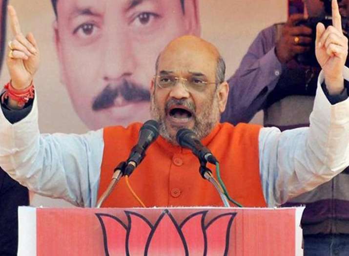 अमित शाह के चुनावी निशाने पर रहे "श्रीमान बंटाधार", "राजा-महाराजा" और "उद्योगपति" अमित शाह के चुनावी निशाने पर रहे "श्रीमान बंटाधार", "राजा-महाराजा" और "उद्योगपति"- India TV
