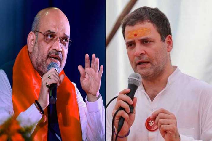 amit shah and rahul gandhi amit shah and rahul gandhi- India TV