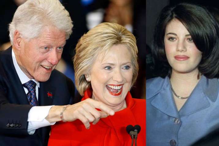 Hillary Clinton says Bill Clinton's affair with Monica Lewinsky not an abuse of power | AP Hillary Clinton says Bill Clinton's affair with Monica Lewinsky not an abuse of power | AP- India TV