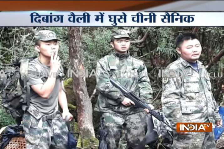 Chinese troops enters Indian side in Arunachal Pradesh Chinese troops enters Indian side in Arunachal Pradesh- India TV