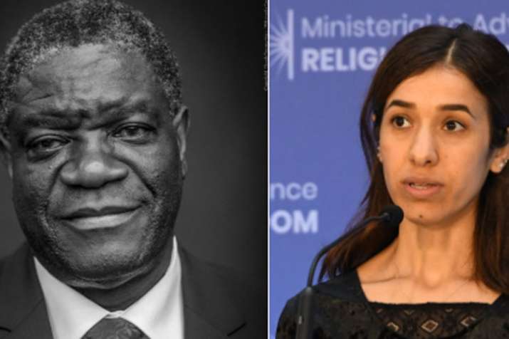 Denis Mukwege and Nadia Murad win 2018 Nobel peace prize | Photo Nobel Denis Mukwege and Nadia Murad win 2018 Nobel peace prize | Photo Nobel- India TV