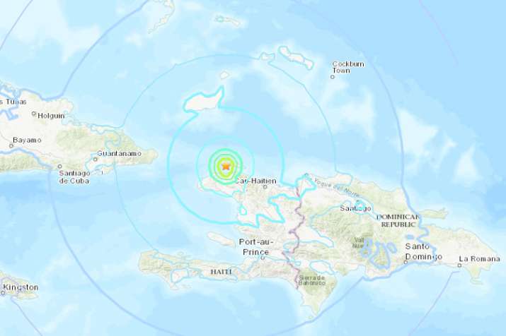 5.9-magnitude earthquake strikes Haiti, several dead and injured 5.9-magnitude earthquake strikes Haiti, several dead and injured- India TV