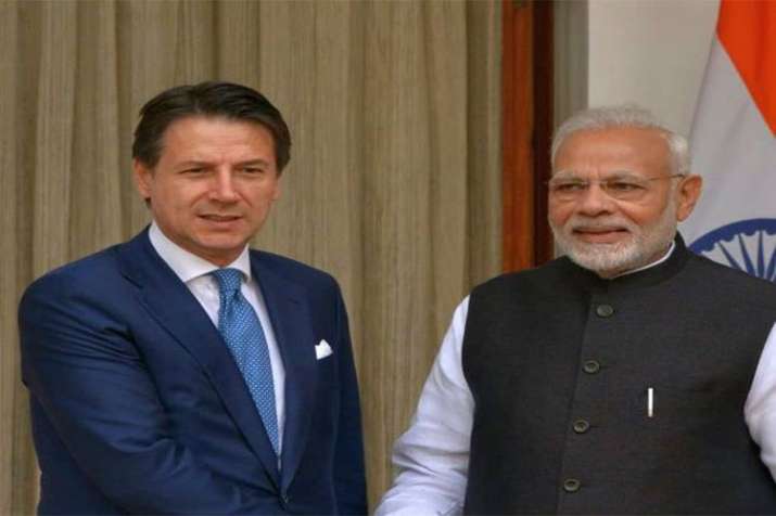 A warm welcome to the Italian Prime Minister, Mr Giuseppe Conte in India says PM Modi A warm welcome to the Italian Prime Minister, Mr Giuseppe Conte in India says PM Modi- India TV