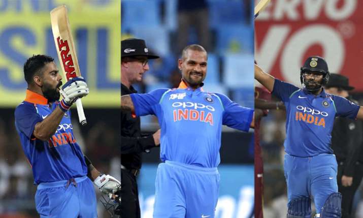 kohli, dhawan and rohit kohli, dhawan and rohit- India TV