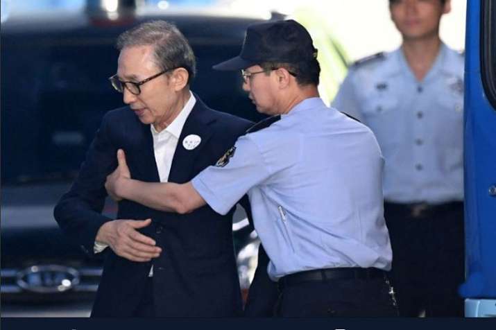 South Korea jails former president Lee Myung-bak for 15 years South Korea jails former president Lee Myung-bak for 15 years- India TV