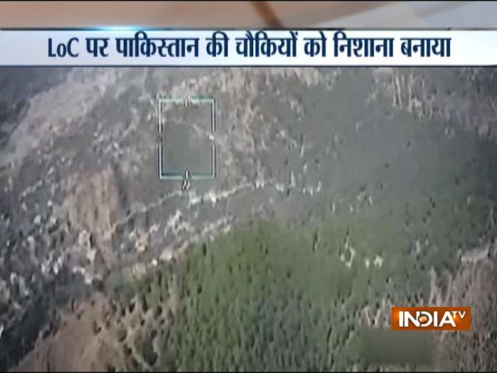 Pakistan army administrative HQ targeted along LoC near Poonch by Indian Army Pakistan army administrative HQ targeted along LoC near Poonch by Indian Army- India TV