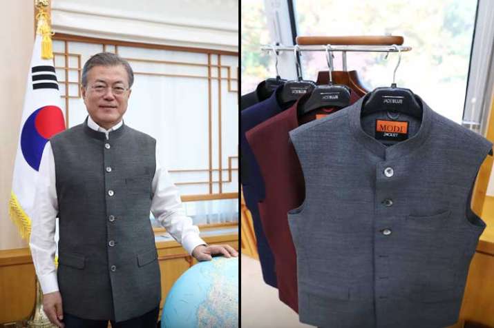 PM Modi gifts 'Modi jackets' to South Korean President... PM Modi gifts 'Modi jackets' to South Korean President...- India TV