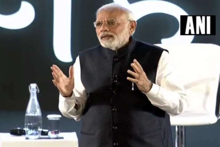 Delhi: PM Modi interacts with IT professionals from... Delhi: PM Modi interacts with IT professionals from...- India TV