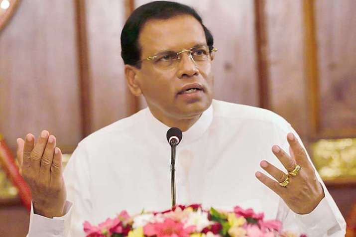Sri Lanka President Maithripala Sirisena Sri Lanka President Maithripala Sirisena- India TV