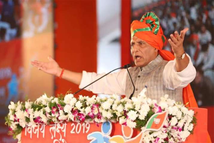 Congress playing with national security with Rafale charges, says Rajnath Singh | Facebook Congress playing with national security with Rafale charges, says Rajnath Singh | Facebook- India TV