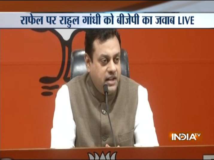 BJP's statement on Rahul Gandhi's Rafale deal allegations BJP's statement on Rahul Gandhi's Rafale deal allegations - India TV