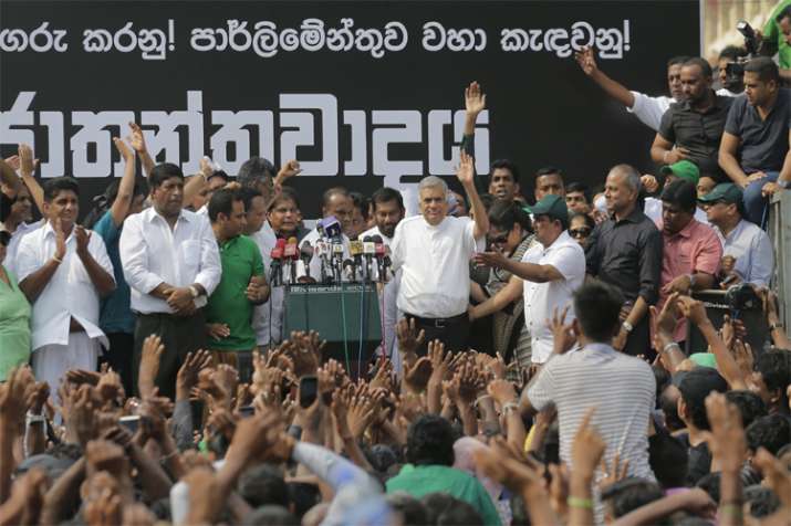 Sri Lanka braces for protest over PM's sacking Sri Lanka braces for protest over PM's sacking- India TV