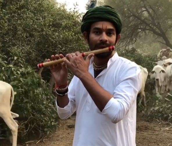 Tej Pratap's new video on social media Tej Pratap's new video on social media- India TV