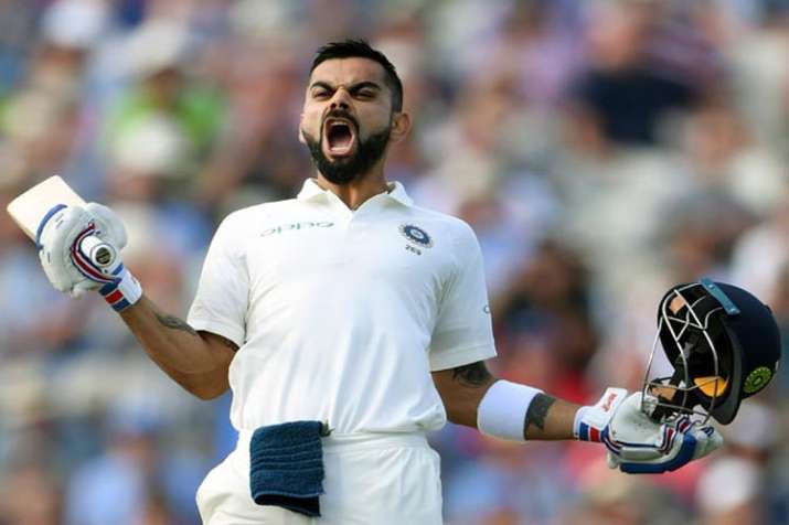 Virat Kohli scores 24th test century against West Indies in Rajkot Test Virat Kohli scores 24th test century against West Indies in Rajkot Test- India TV