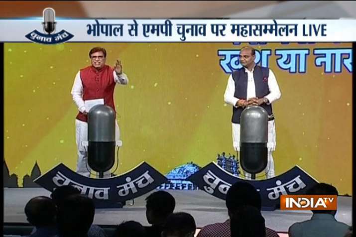 Vishwas Sarang and Abhay Dubey Vishwas Sarang and Abhay Dubey - India TV