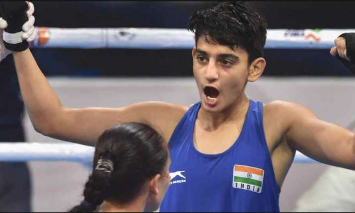 महिला वर्ल्ड बॉक्सिंग चैंपियनशिप 2018: 57 किग्रा भारवर्ग के फाइनल में हारीं भारत की सोनिया, जर्मनी क महिला वर्ल्ड बॉक्सिंग चैंपियनशिप 2018: 57 किग्रा भारवर्ग के फाइनल में हारीं भारत की सोनिया, जर्मनी क- India TV
