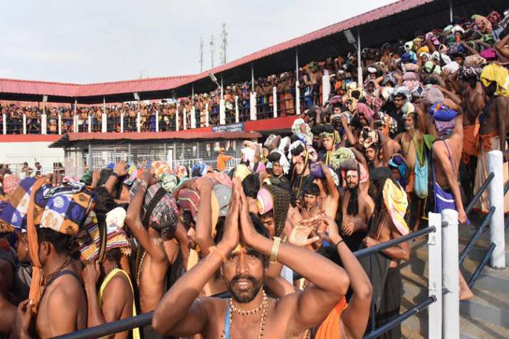 Sabarimala Temple Row: Strike called by Hindu groups largely peaceful amid tight security Sabarimala Temple Row: Strike called by Hindu groups largely peaceful amid tight security- India TV