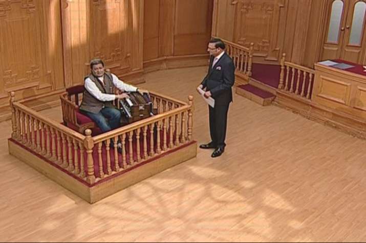 Anup Jalota in Aap Ki Adalat Anup Jalota in Aap Ki Adalat- India TV