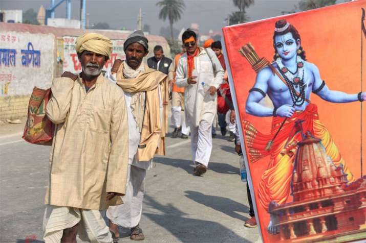 VHP's Dharm Sabha in Ayodhya to push for Ram temple construction | PTI Photo VHP's Dharm Sabha in Ayodhya to push for Ram temple construction | PTI Photo- India TV
