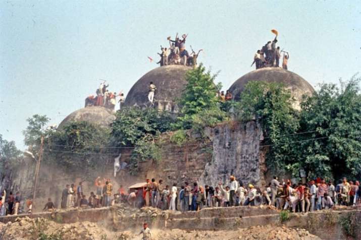 Babri Masjid demolished in just 17 minutes claims Shiv Sena leader Sanjay Raut Babri Masjid demolished in just 17 minutes claims Shiv Sena leader Sanjay Raut- India TV