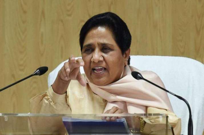 Mayawati's strong criticism of BJP, Shiv Sena on raising Ram temple issue before election Mayawati's strong criticism of BJP, Shiv Sena on raising Ram temple issue before election- India TV