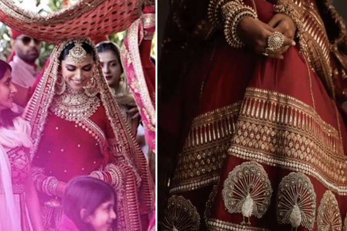 Download Deepika Padukone Wedding Lehenga Pic