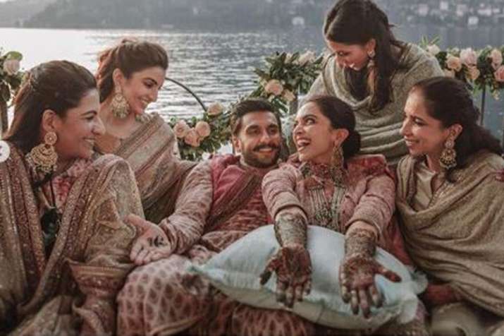 Ranveer Singh, Deepika Padukone with their family Ranveer Singh, Deepika Padukone with their family- India TV