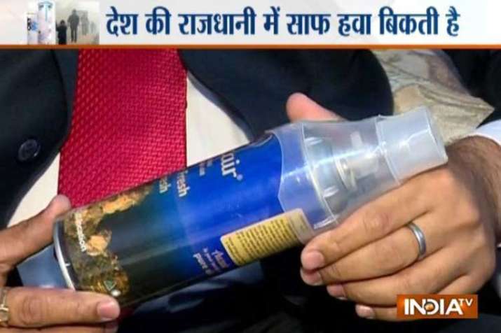 Canned ‘pure and clean’ air being sold in... Canned ‘pure and clean’ air being sold in...- India TV