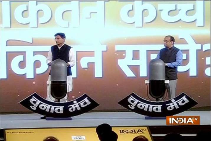 'Chunav Manch Rajasthan' में BJP... 'Chunav Manch Rajasthan' में BJP...- India TV
