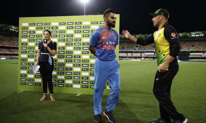 Aaron Finch and Virat Kohli Aaron Finch and Virat Kohli- India TV
