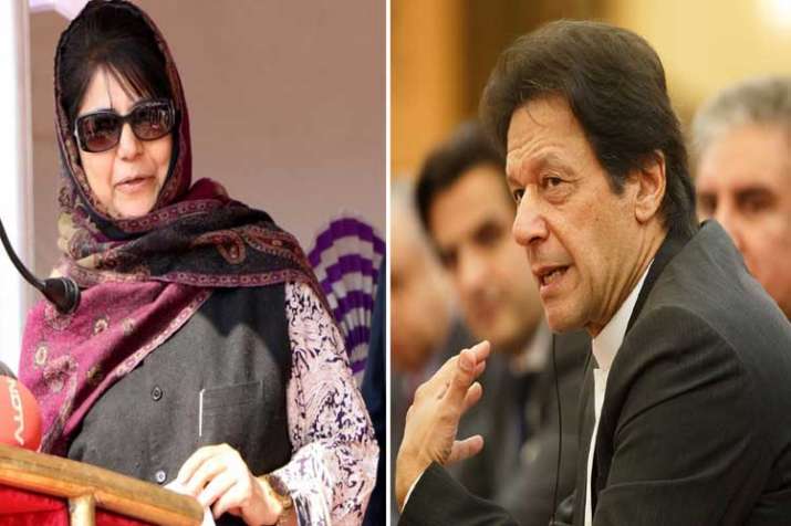 mehbooba mufti and imran khan mehbooba mufti and imran khan- India TV
