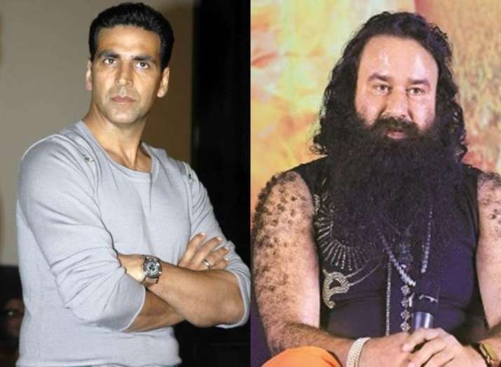 Akshay kumar and gurmeet Ram rahim Akshay kumar and gurmeet Ram rahim- India TV